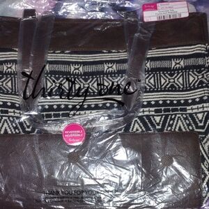 Thirty-One Brown and Black Tote Bag